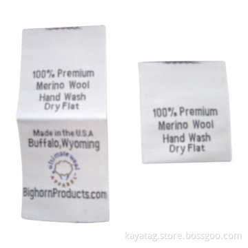 Damask Needle Loom Woven Label (KWL-068)